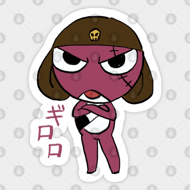 I draw giroro / Sergeant Keroro Sticker by mudwizard